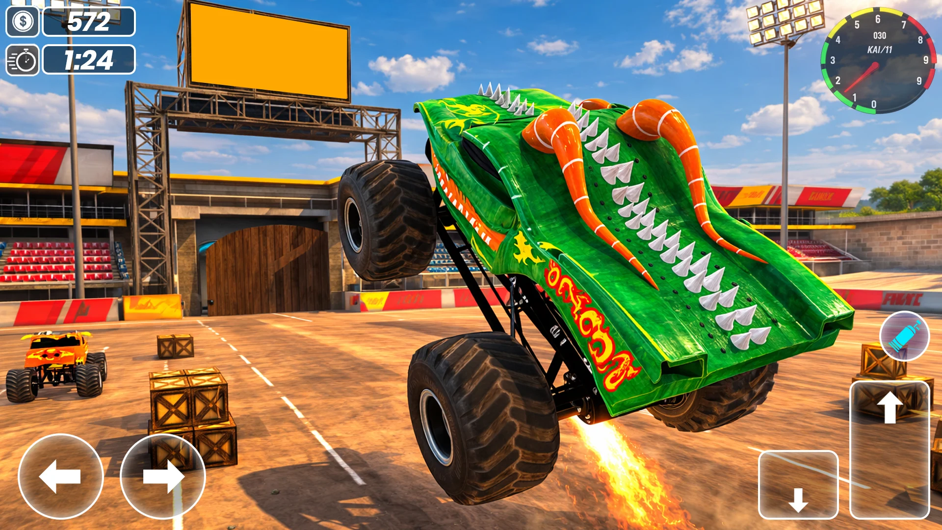 Monster Truck Stunt Drive 3D screenshot