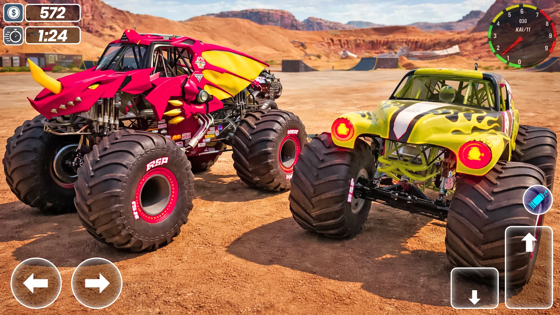 Monster Truck Stunt Drive 3D screenshot